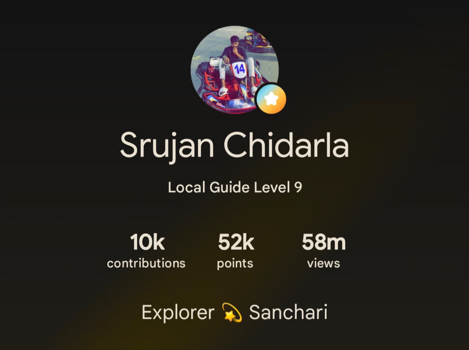 Google Local Guide profile